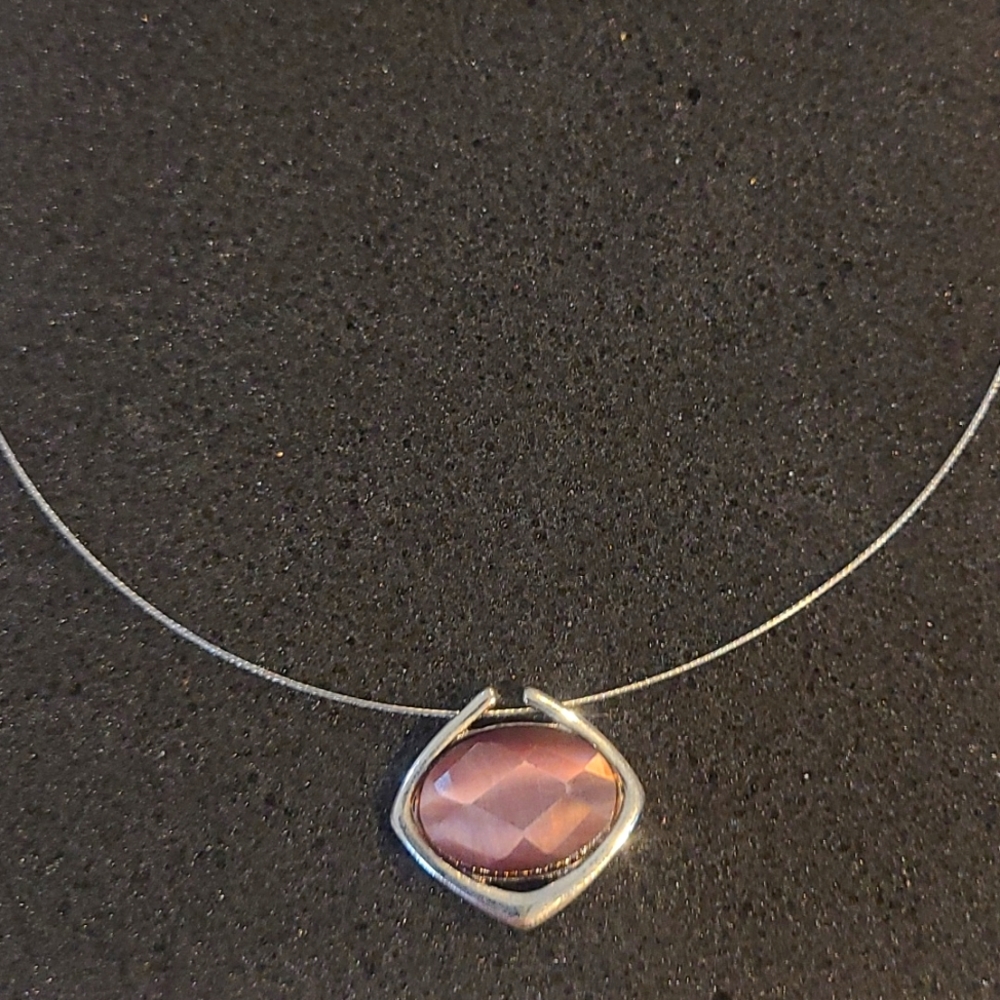 Lia Sophia "Mauve-Lous" necklace